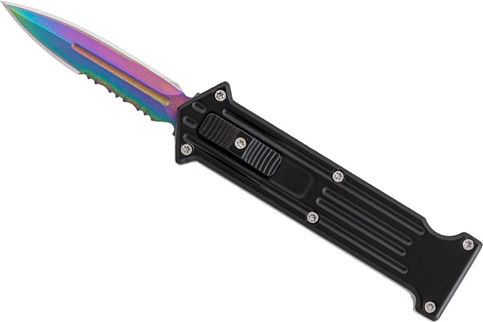 Taschenmesser Automatisch Gray in Hülle