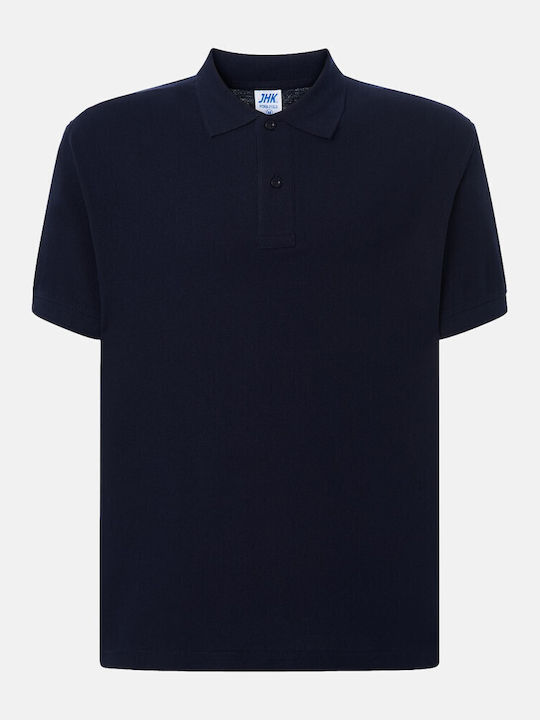 JHK Men's Promotional T-Shirt Short Sleeve in Navy Blue Color