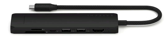 Satechi USB-C Docking Station with HDMI 4K PD Ethernet Black (ST-P7SK)