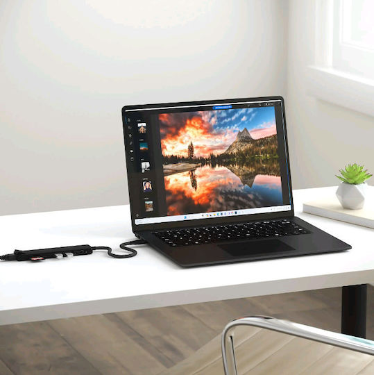 Satechi USB-C Docking Station with HDMI 4K PD Ethernet Black (ST-P7SK)