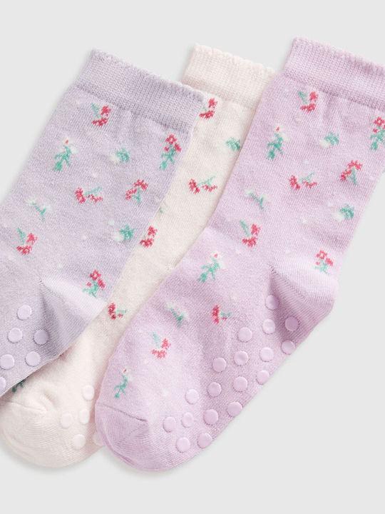 Mothercare Șosete pentru Copii Antiderapant Roz 3 Perechi