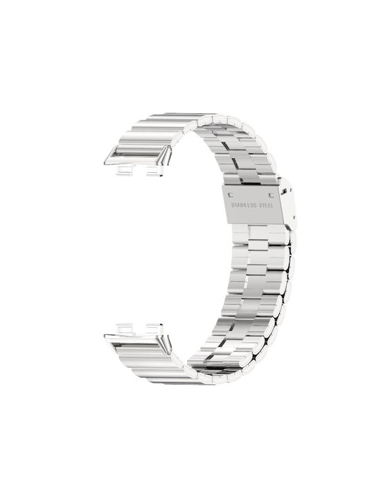 Mijobs Strap Stainless Steel Silver (Huawei Band 8)