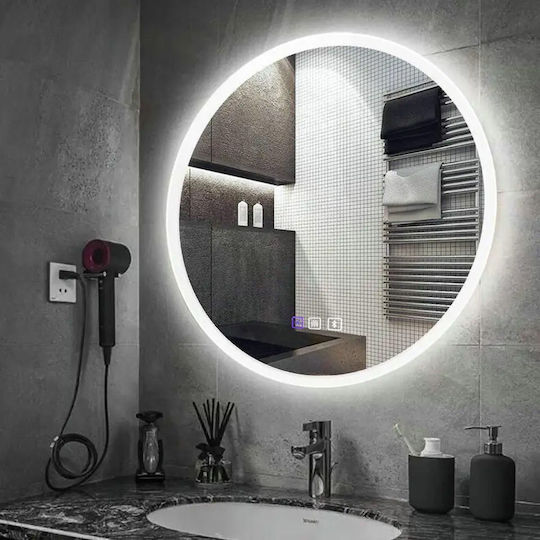 Tutumi Καθρέπτης & LED Φωτισμό Διαμέτρου 60cm