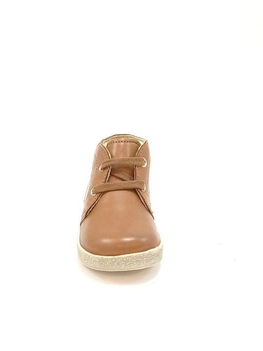 Anatomical Leather Kids Boots Brown