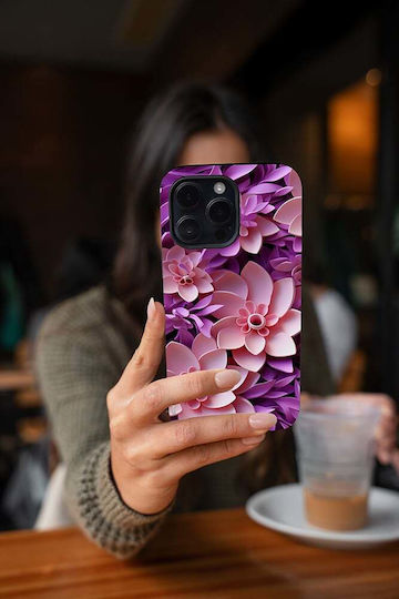 Sonique 3D Flower Series Case for Apple iPhone 13 Mini Pink