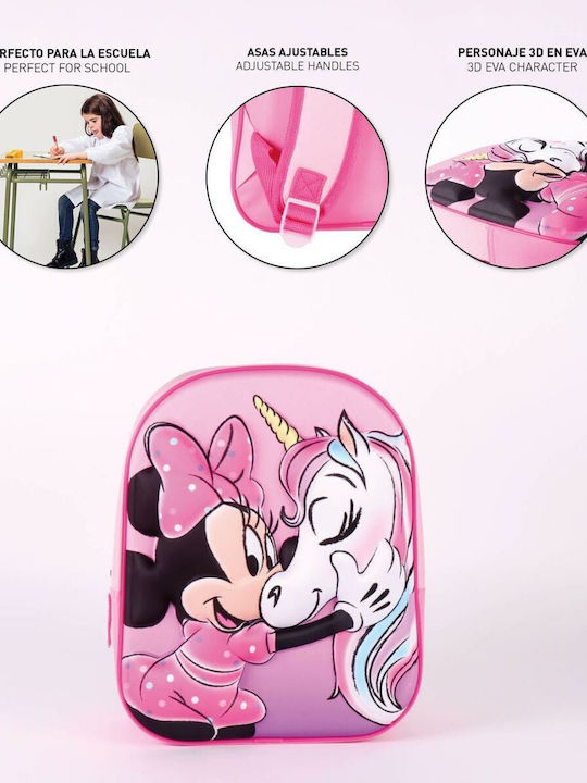 Minnie Mouse Ghiozdan de Spate Grădinița Roz