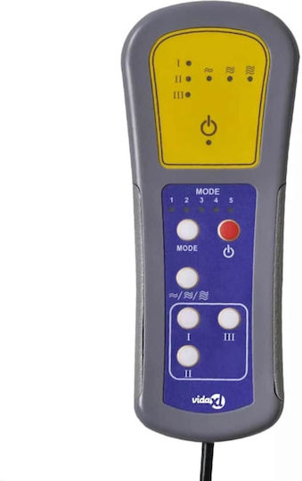 Πολυθρόνα Relax Massage με Υποπόδιο Κρεμ 78x95x100cm