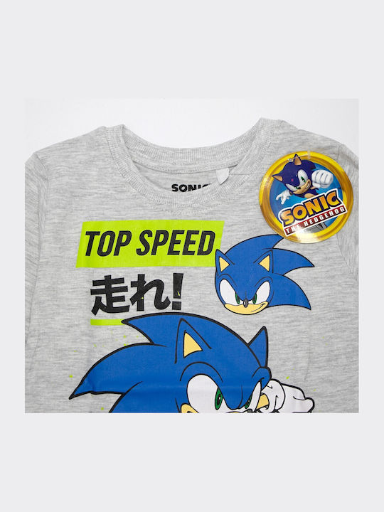 Kinderhemd Langarm Grey Sonic