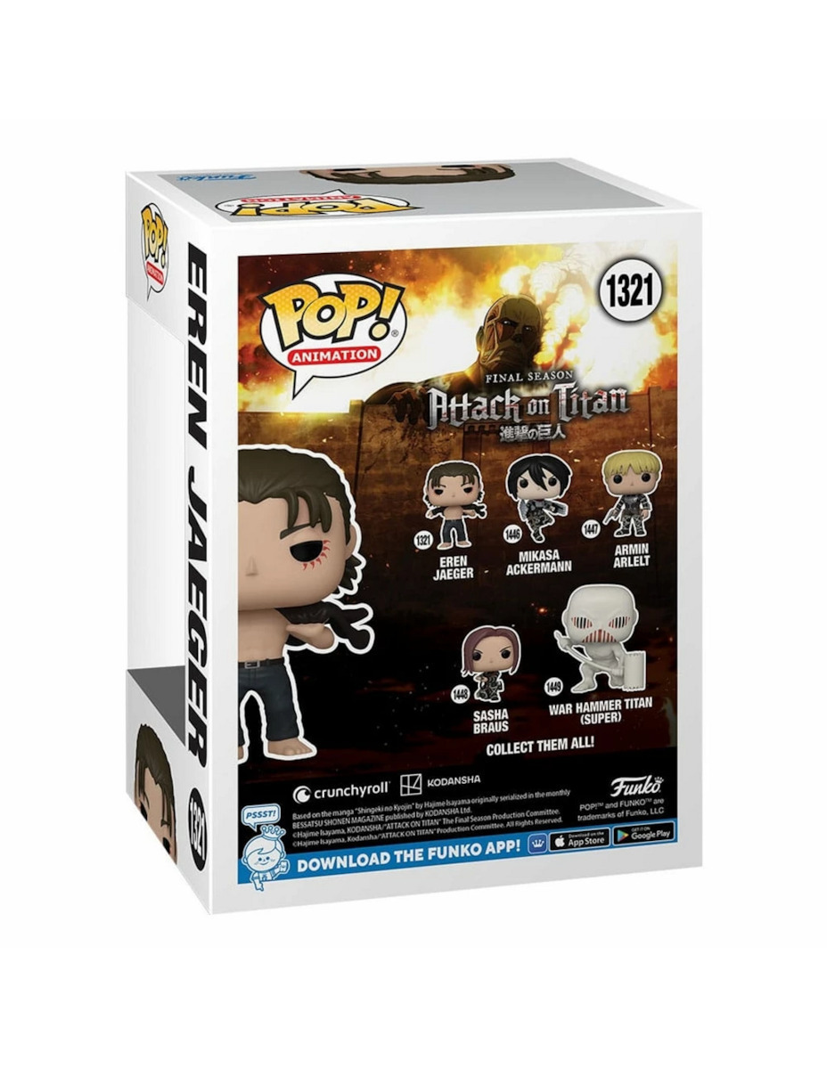 Funko Pop! Animație: Atac pe Titan - Eren Jaeger 1321 | Skroutz
