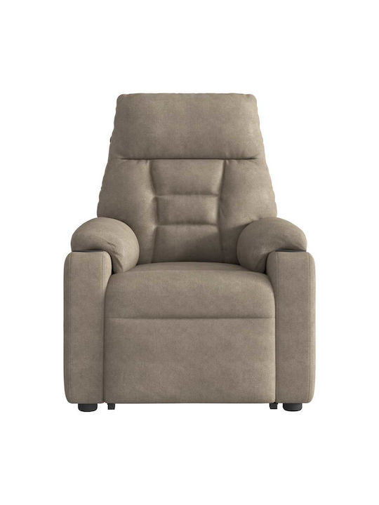Фотьойл Relax Масаж С поставка за крака Taupe 72x90x99см