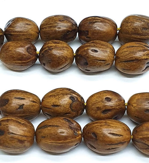 Roloi Komboloi Nutmeg Worry Beads Brown 35cm