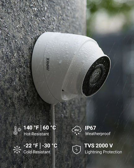 Annke Überwachungssystem Drahtlose Kameras IP 5MP mit Rekorder NVR