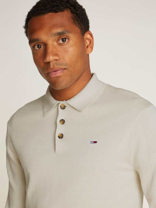 Tommy Hilfiger Polo Pullover Ecru