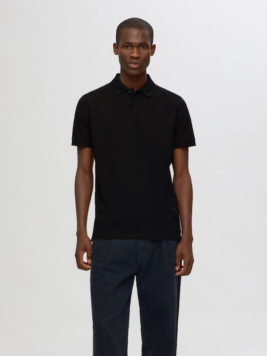 Polo T-shirt Μαυρο
