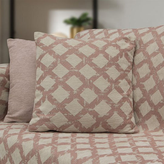 Lino Home Milto Ριχτάρι Διθέσιου Καναπέ Chenille 180x250εκ. Dusty Pink 3000004148