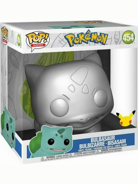 Funko Pop! Games: Bulbasaur (Silver Metallic) (Silver Metallic) Supersized 10"​ (25cm) Exclusive