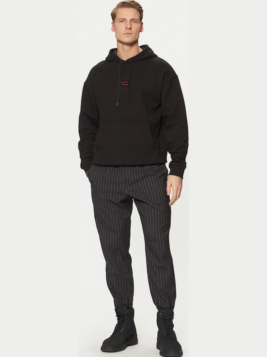Dugojellow Sweatshirt with Hood Black