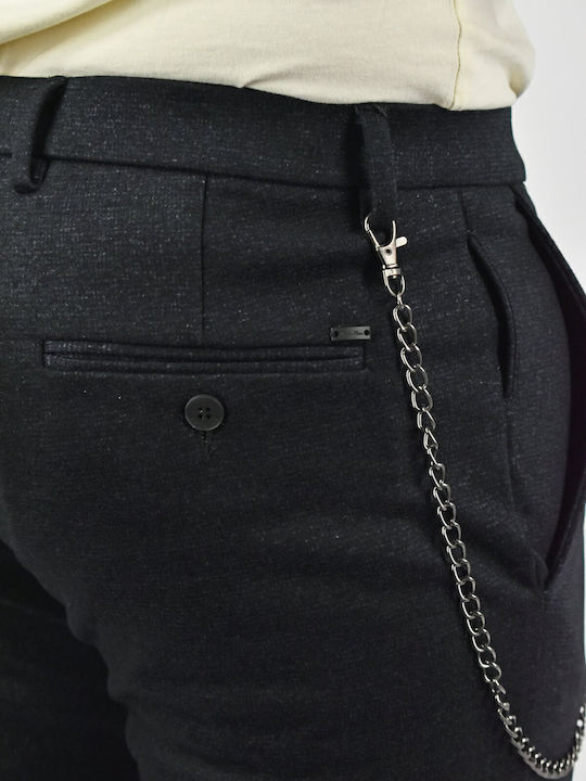 Ανδρικό Παντελόνι Chino Slim Fit Σκούρο Μπλε