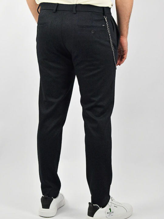 Ανδρικό Παντελόνι Chino Slim Fit Σκούρο Μπλε