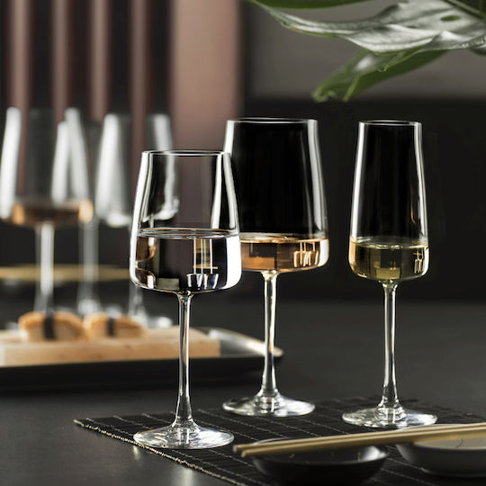 Crystal Bohemia Set of Glasses for White and Red Wine made of Crystal Stemmed 430ml 30pcs