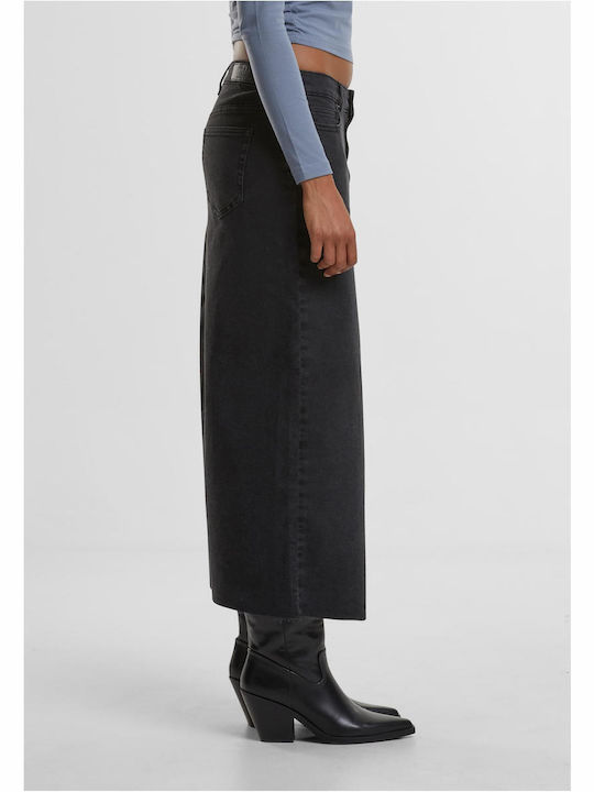 Denim Skirt Black