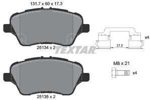 Textar Disc Brake Beläge Set