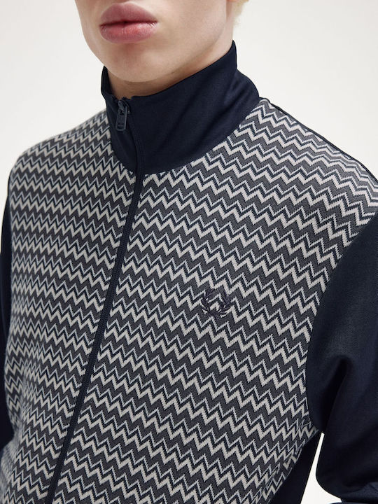 Cardigan Tricotat pentru Bărbați Navy