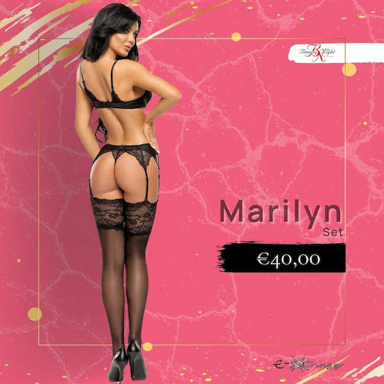 Women's Lingerie Set Beauty Night Marilyn Set Black Bn10386
