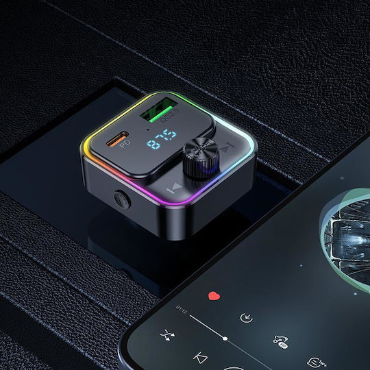 Hoco FM Transmitter Αυτοκινήτου με Bluetooth / USB