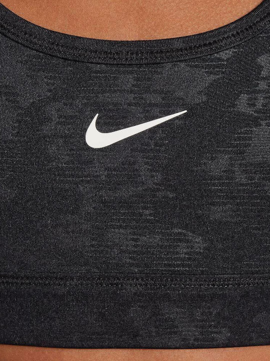 Nike Swoosh Kids' Bralette Dri-Fit Black / White