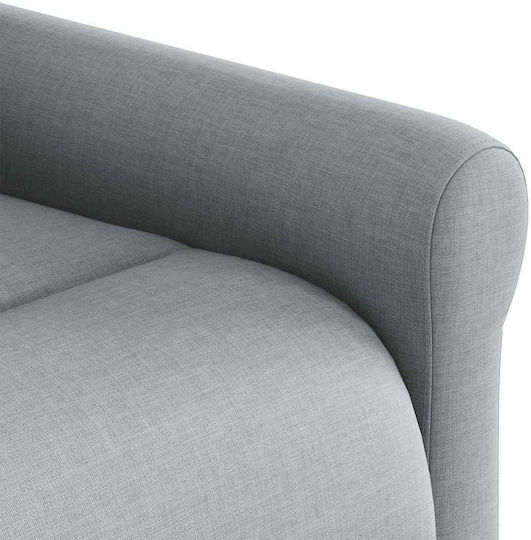 Relaxsessel Friseurwaschbecken mit Fußhocker Light Grey 77x91.5x96cm