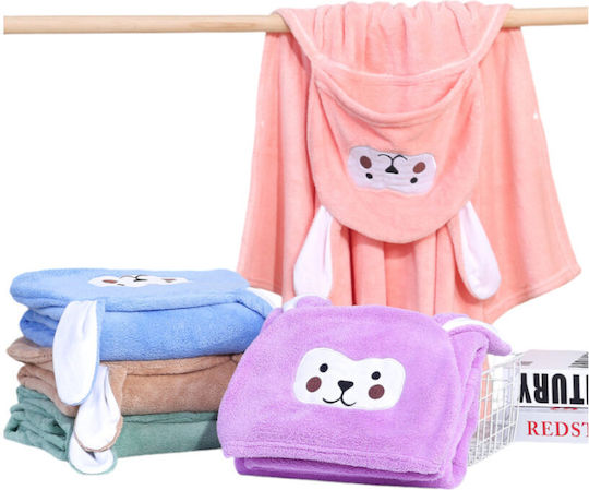 Queen Mother Baby Hooded Towel with Hood Little Sheep White