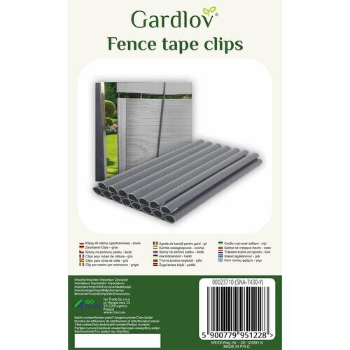 Fence Tape Clips Gray 23710
