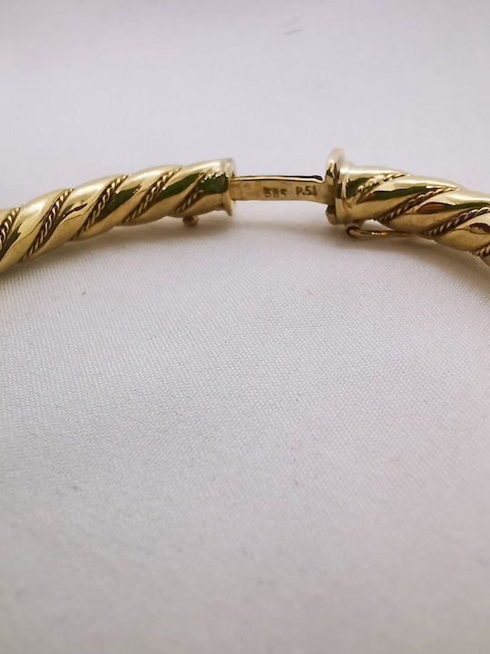 Kosmima1 Women's Bracelet Handcuffs made of Gold 14K