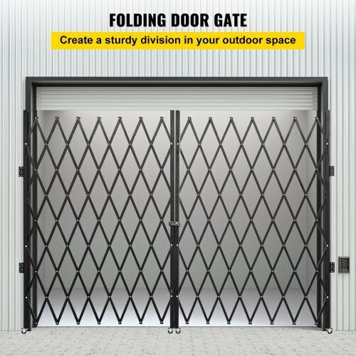 Vevor Metallic Garden Gate in Black Colour
