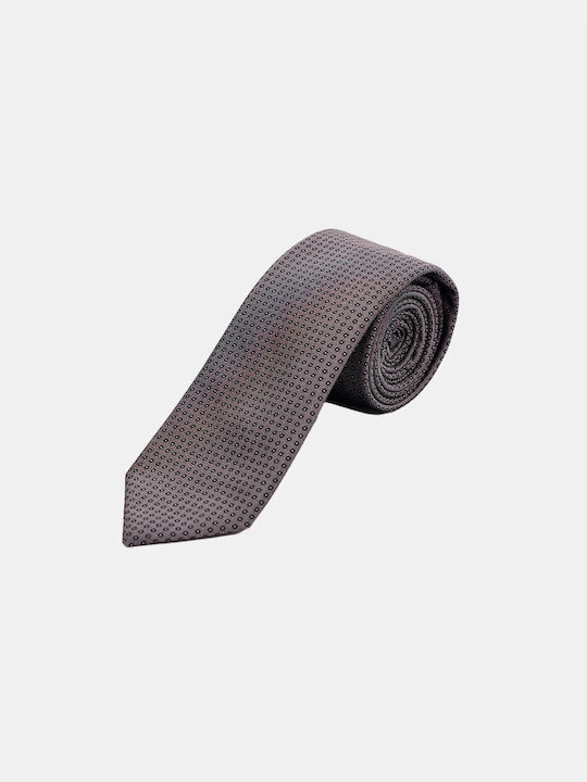 Hugo Boss Men's Tie Silk Printed in Gray Color