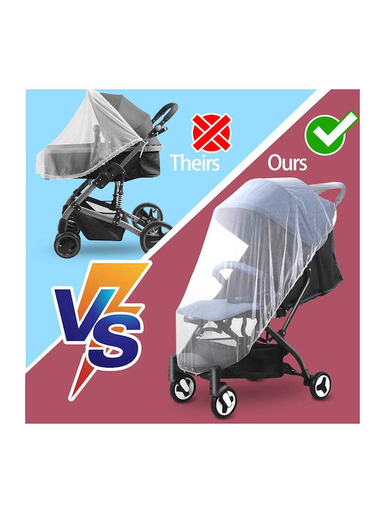 Plasă de țânțari Coș de cumpărături Din tul cu elastic Albă