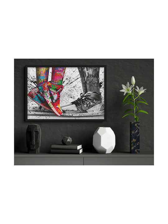 Poster Graffiti Sneakers Snk070 30cm X 40cm
