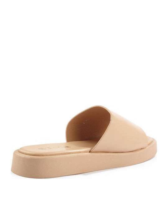 Women's Slides Beige