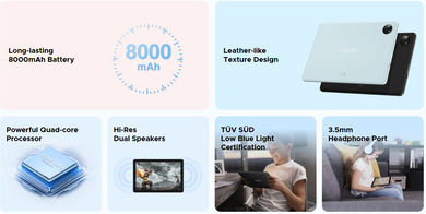 Doogee T10W 4G 10.1Inches Tablet (4GB/128GB) Black