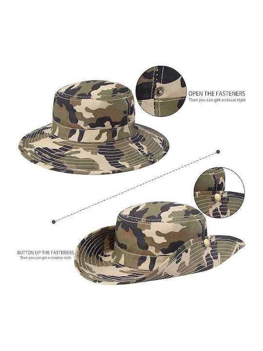 Детска Шапка Кофа Тъкан Safari Camo Многоцветен