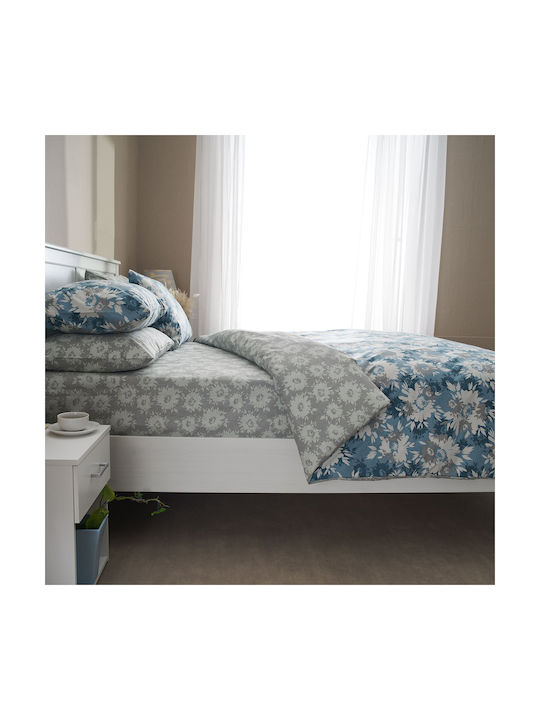 Charalambidis Textiles Pillowcase Set Oxford Blue 50x70cm.