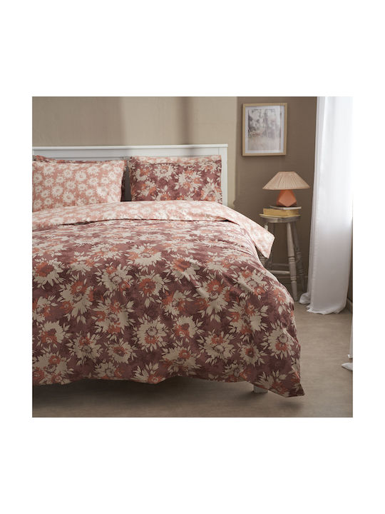 Charalambidis Textiles Сет Калъфки за Възглавници Оксфорд Cinnamon 52x72см.