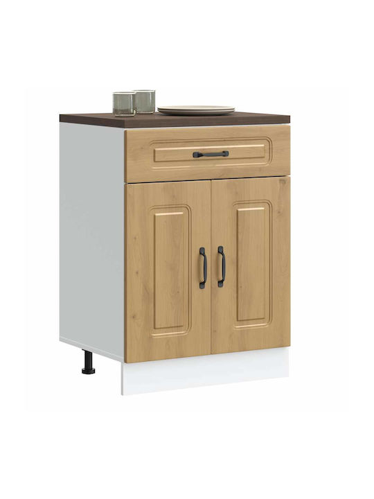 Kalmar Επιδαπέδιο Ντουλάπι Δρυς 60x46x81.5εκ.