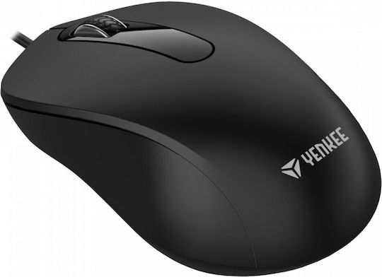 Yenkee YMS 003BK Basic Cu fir Mouse Negru