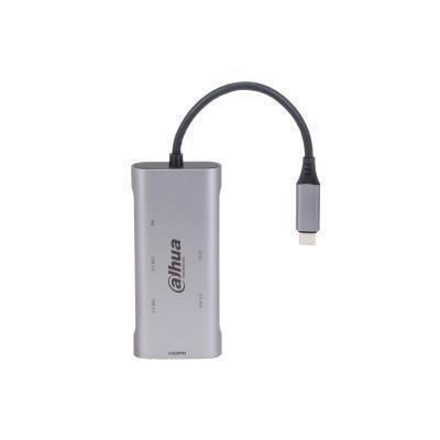 Dahua TC37 USB-C Docking Station με HDMI 4K Γκρι