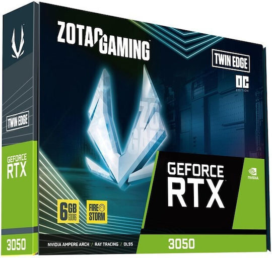 Zotac GeForce RTX 3050 6GB GDDR6 Κάρτα Γραφικών