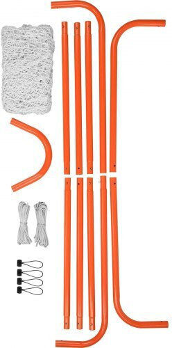 Portable Lacrosse Goal Vevor 6'x6' Net Carrying Bag Orange Zqgqqmtjk66yio3rgv0