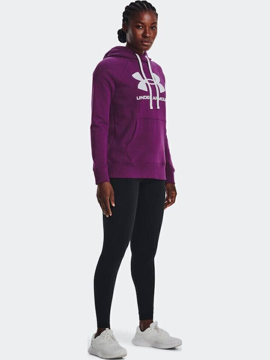 Rival Long Women's Sweatshirt Hooded Purple