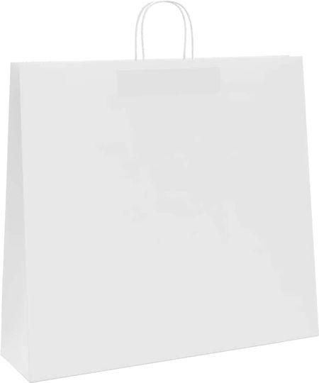 vidaXL Paper Bag for Gift White 54x49x15cm. 250pcs